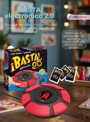 Imagen 2 del producto Basta Electrónico 2.0 Juegos de Mesa Piensa Rápido 
