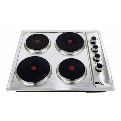 Encimera Eléctrica Acero Inoxidable 4 Platos Line