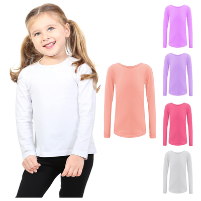 Imagen 1 del producto Pack 2 Camisetas Polar Primera Capa Niña Cuello Redondo