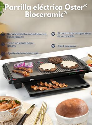 Imagen 2 del producto Parrilla eléctrica Oster® Bioceramic® CKSTGR5085
