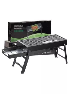 Line Parrilla A Carbón Plegable Barbacoa Bbq Asados Portátil
