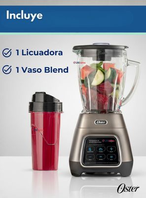 Imagen 2 del producto Licuadora Oster® programas automáticos con tecnología reversible, pantalla táctil y vaso BLend-N-Go 