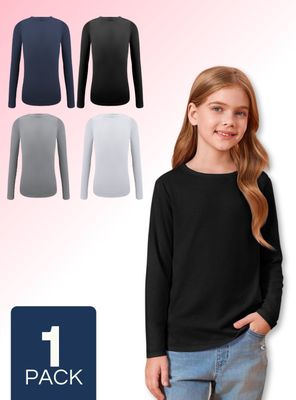 Camiseta Polera Polar Primera Capa Colores Surtidos Niña