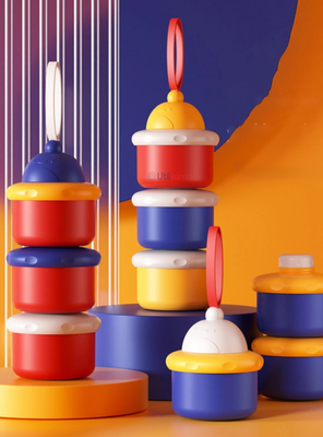 Dispensador De Alimentos Portátil Para Bebés Multicapa Libre de BPA
