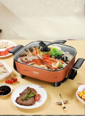 Sartén Eléctrico Multifuncional y Antiadherente 1350W Potencia