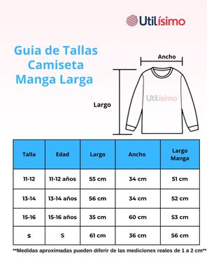 Imagen 2 del producto Pack 6 Camiseta cuello Redondo Polar NIña juvenil Colores Surtidos