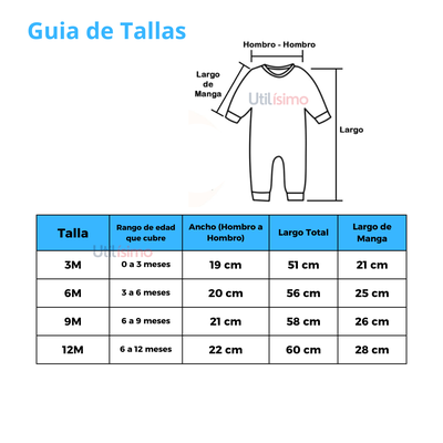 Imagen 2 del producto Enterito Bebe Niño Pijama Jump Kids Bombero Rayas