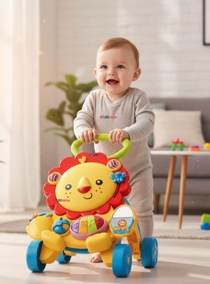 Andador Caminador Multifuncional Juguete Musical Bebé León Niña y Niño