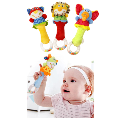 Imagen 2 del producto Peluche Sonajero Suave de Mano para Bebés