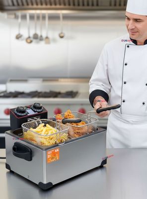 Imagen 1 del producto Freidora Aceite Eléctrica Capacidad 5 Litros 2000W Acero Inoxidable