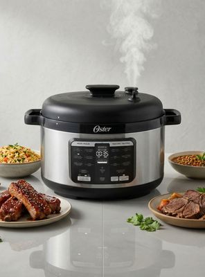 Oster Multi-Olla Rápida Ovalada De 5.7 Litros 15 Funciones