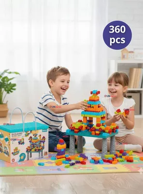 Imagen 1 del producto Juego Bloques de Construcción 360 piezas para Niño o Niña