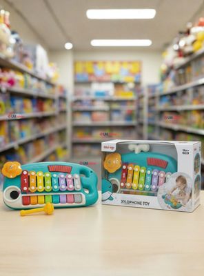 Imagen 1 del producto Juguete Xilófono Piano 5 en 1 Bebé Niña Niño Interactivo Notas Multicolor