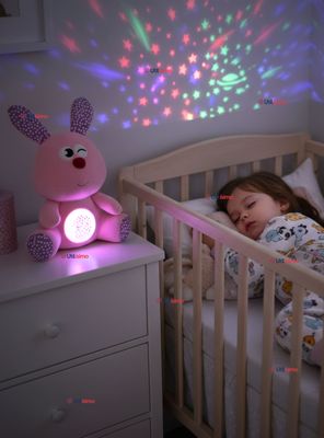 Peluche Conejo Espantacuco Con Luz Y Sonido Para Bebé Niño Niña