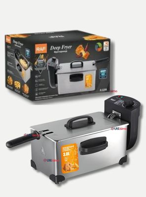 Freidora de Aceite 3L Eléctrica 2000W de Potencia Deep Fryer