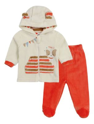 Traje Bebés 2 Piezas Poleron Pantalon Tedmimak Plush