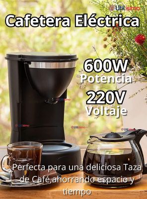 Imagen 2 del producto Cafetera Eléctrica 6 Tazas 600W de Potencia Filtro Reutilizable
