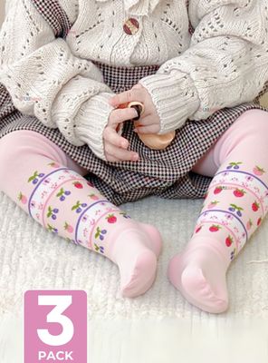 Pack 3 Pantys Primera Capa Diseños Surtidos Ballerina Bebé