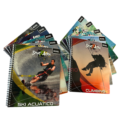 Pack 10 Cuadernos Deporte Matemática 7MM 100 hojas