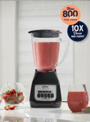 Licuadora Oster® 2 Velocidades Más Pulso Y Vaso De Vidrio