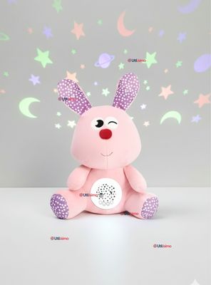 Peluche Conejo Espantacuco Con Luz, Sonido Para Bebé Niño Niña