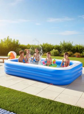 Piscina Inflable Rectangular de 260x170x60 CM Color Azul