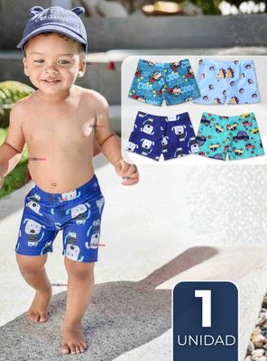 Short De Playa Para Niños Traje De Baño Pantalón Corto Diseños Surtidos