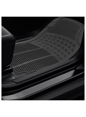 Imagen 2 del producto Kit 3 Piezas Alfombra Piso de Goma Antideslizantes para Auto Universal