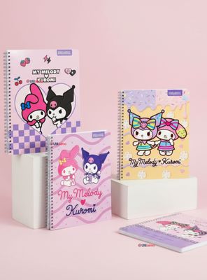 Imagen 1 del producto Pack 10 Cuadernos Universitario My Melody & Kuromi Proarte 7mm 100 Hojas Diseño Surtido