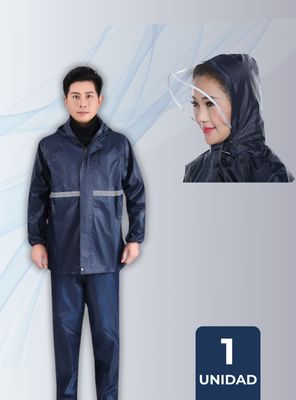 Poncho Impermeable Adulto Unisex Negro