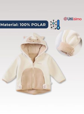Imagen 2 del producto Chaqueta Polar Manga Larga Con Capucha Niña y Niño Jump Kids.