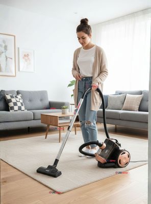 Aspiradora De Arrastre Gran Potencia De Succión 800w Sin Bolsa Ciclónica