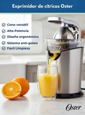 Imagen 2 del producto Exprimidor de cítricos Oster® de acero inoxidable FPSTJU4200 Versión 2026
