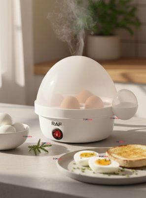Máquina Hervidor Cocedor Huevos Vapor Eléctrico 350w Raf Blanco