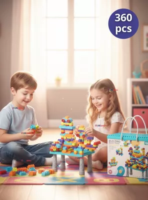 Juego de Bloques Construcción 360 piezas para Niño o Niña