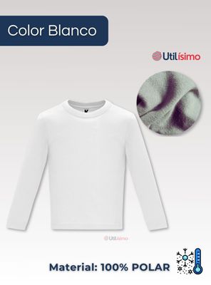 Imagen 2 del producto Camiseta Polar Primera Capa Polera Invierno Niño