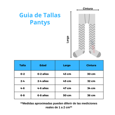 Imagen 2 del producto Pack 1 Panty Blanca Primera Capa Invierno Niña Ballerina