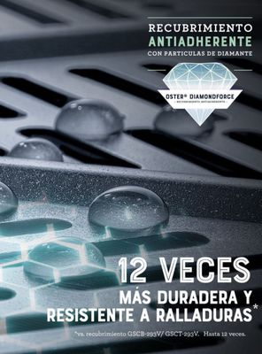 Imagen 2 del producto Oster® Freidora de Aire Digital, Recubrimiento Oster® DiamondForce, 6 Litros 10 Programas