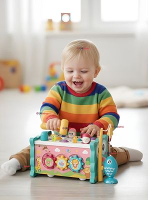 Imagen 1 del producto Juguete Tablero Multifuncional 8 En 1 Bebé Niño o Niña Montessori