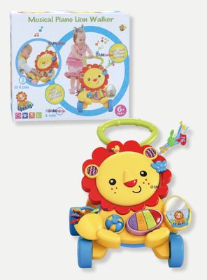 Andador Caminador Multifuncional Juguete Musical de León para Bebé Niña y Niño