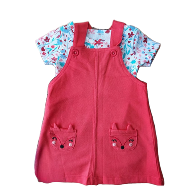 Imagen 2 del producto Set 2 Piezas Jardinera Bebé Niña Zorro Flores