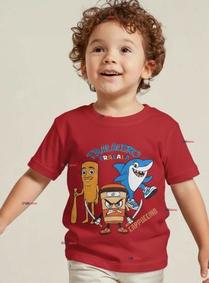 Utilísimo Polera Brainrots 100% Algodón Manga Corta Niños