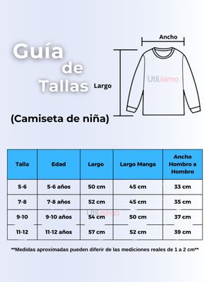 Imagen 2 del producto Camiseta Bambú Escolar Primera Capa Niña Polera Cuello redondo