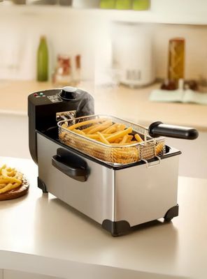 Freidora de Aceite 3L Eléctrica 2000W de Potencia