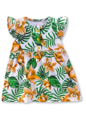 Vestido Sin Mangas Estampado Bebé Niña 9 a 36 Meses Hawaiian Princess