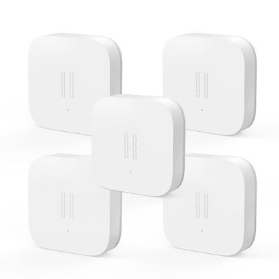 Pack 5x Sensor de Vibración Inalámbrico Zigbee HomeKit
