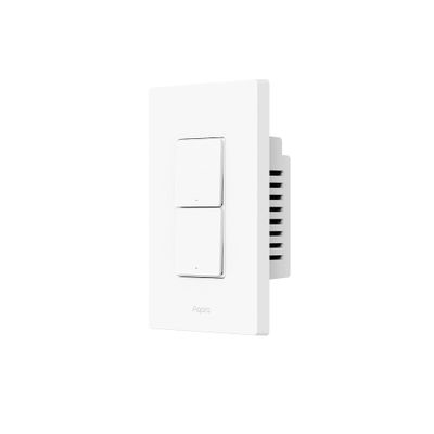 Interruptor de Luz H2 US 2 Botones y 1 Canal
