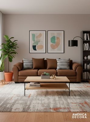 Imagen 2 del producto Sofá 4 Cuerpos XL Con Resorte Estructural Grandón Chenille 