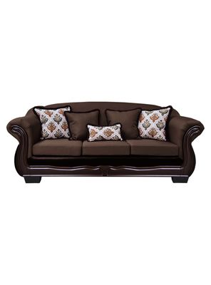 Sofá Con Resorte estructural Búfalo 4 Cuerpos Chenille+PU