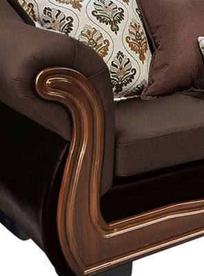 Imagen 2 del producto Sofá Con Resorte Estructural 4 Cuerpos Búfalo Chenille+PU X